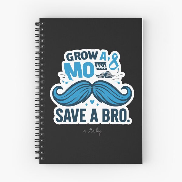 Item preview, Grow a Mo, Save a Bro – Movember Mustache Awareness designed and sold by ZACKLAB.