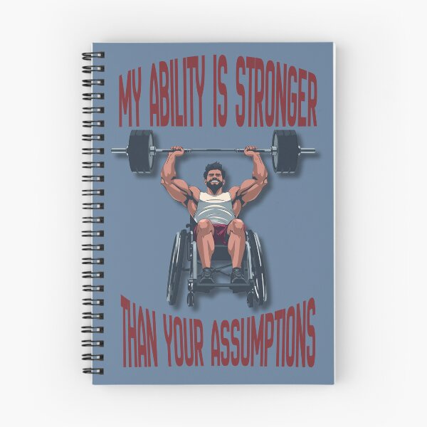 Item preview, My Ability Is Stronger Than Your Assumptions – Wheelchair Strength Quote designed and sold by Ivy-Triggs.