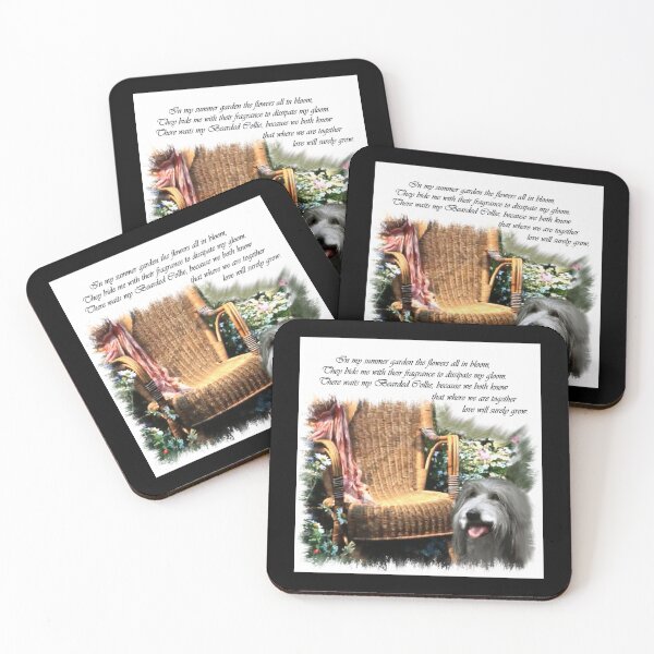 Item preview, Bearded Collie Lovers Gifts of Art Sticker designed and sold by quantrieutrieu.