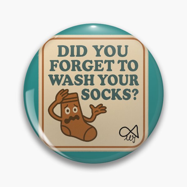 Item preview, LaMaisonOfMY NAGGING STICKERS COLLECTION “Did You Forget to Wash Your Socks?” On Green designed and sold by LaMaisonOfMY.