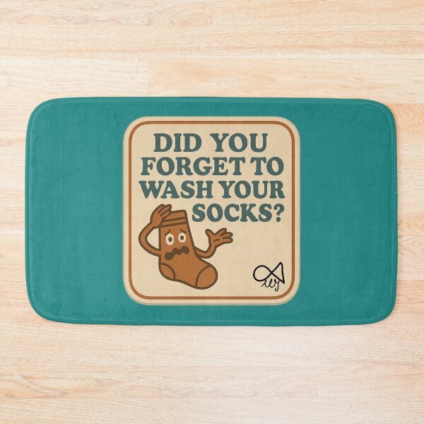 Item preview, LaMaisonOfMY NAGGING STICKERS COLLECTION “Did You Forget to Wash Your Socks?” On Green designed and sold by LaMaisonOfMY.