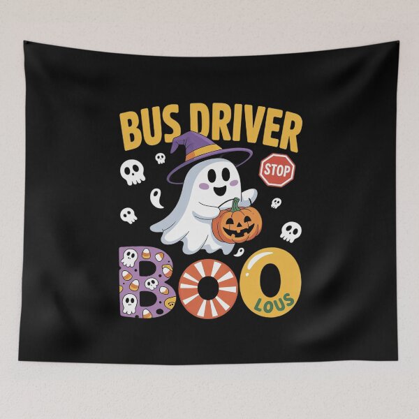 Item preview, Fab Boo Lous Bus Driver Ghost Halloween Costume  designed and sold by BeetleMalon.