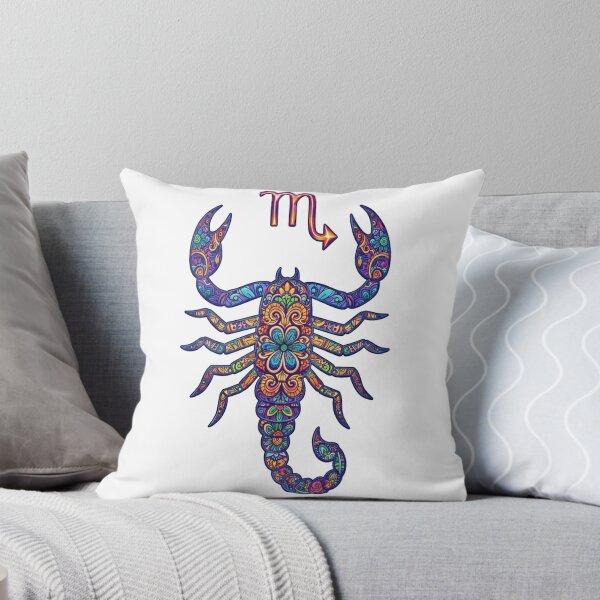 Item preview, Scorpio Zodiac Sign – Vibrant Ornamental Scorpion Illustration designed and sold by OsscaShop.
