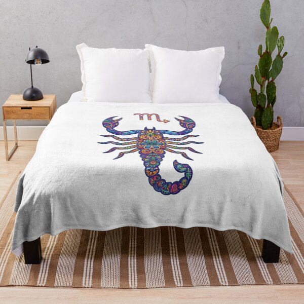 Item preview, Scorpio Zodiac Sign – Vibrant Ornamental Scorpion Illustration designed and sold by OsscaShop.