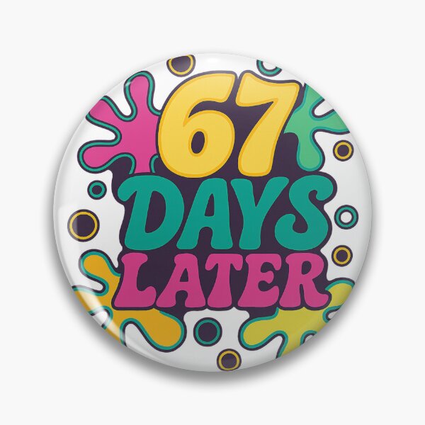 Item preview, Funny 67 Days Later Retro Groovy Colorful 67 Days Later Teacher designed and sold by NeboulaHamra.