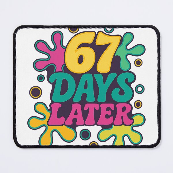 Item preview, Funny 67 Days Later Retro Groovy Colorful 67 Days Later Teacher designed and sold by NeboulaHamra.