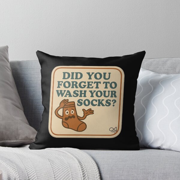 Item preview, LaMaisonOfMY NAGGING STICKERS COLLECTION “Did You Forget to Wash Your Socks?” On Black designed and sold by LaMaisonOfMY.