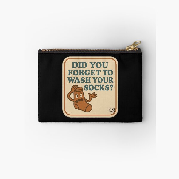 Item preview, LaMaisonOfMY NAGGING STICKERS COLLECTION “Did You Forget to Wash Your Socks?” On Black designed and sold by LaMaisonOfMY.