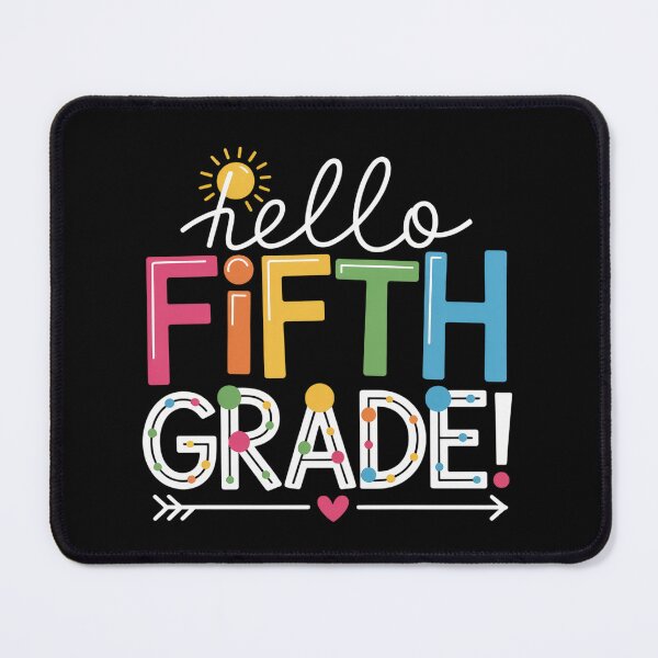 Item preview, Hello Fifth Grade Teacher Student Back To School designed and sold by JonGogue.