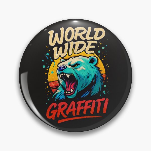 Item preview, “World Wide Graffiti Bear” designed and sold by Thaivi Design.