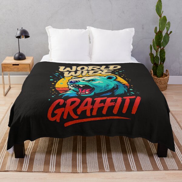 Item preview, “World Wide Graffiti Bear” designed and sold by Thaivi Design.