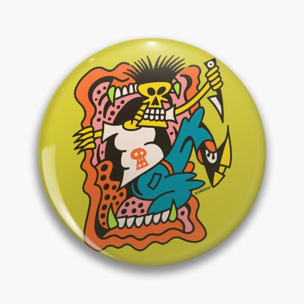 Item preview, Retro Skeleton Trickster – Midcentury Comic Freak Design designed and sold by Skuzzle.