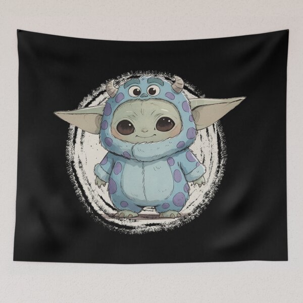 Item preview, BABY YODA IN SULLY COSTUME designed and sold by LIS AND MELIVERSO.