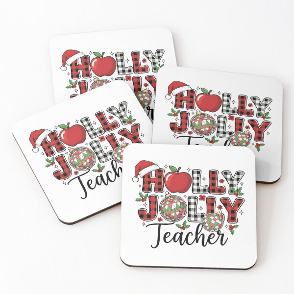 Item preview, Holly Jolly Teacher  designed and sold by chicdeboutique.