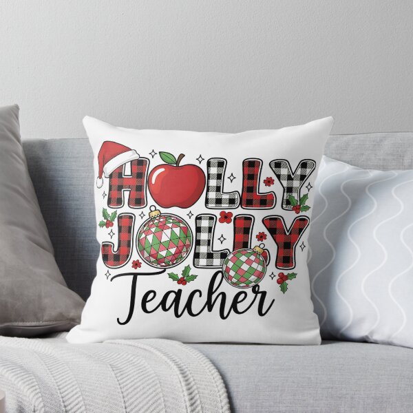 Item preview, Holly Jolly Teacher  designed and sold by chicdeboutique.