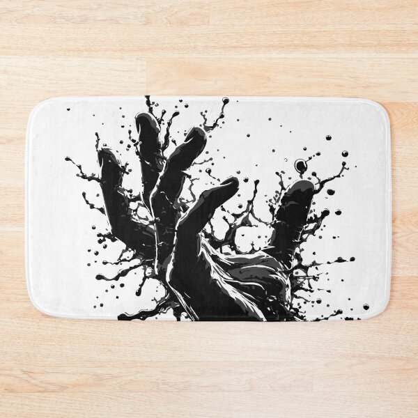 Item preview, Grunge ink splash hand silhouette designed and sold by rymarenko.