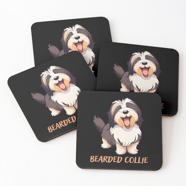 Item preview, Bearded Collie Puppy Sticker designed and sold by quantrieutrieu.