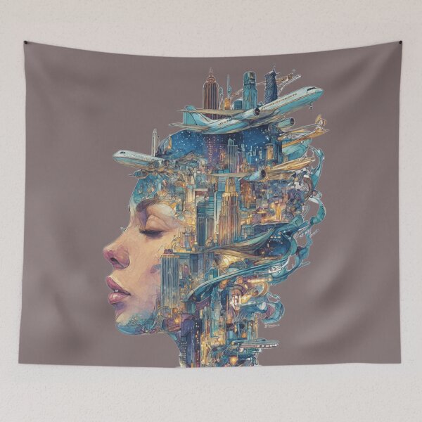 Item preview, Dreamscape Metropolis designed and sold by PlengPoomofArts.