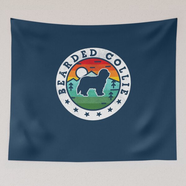 Item preview, Bearded Collie Retro Summer Vintage   designed and sold by quantrieutrieu.