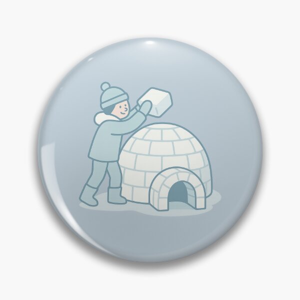 Artikelvorschau, Winterschneebauer – Frostiges Iglu-Abenteuer-Design entworfen und verkauft von BROHLine Studio.