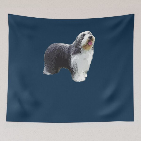 Item preview, Bearded Collie Standing Graphic  designed and sold by quantrieutrieu.