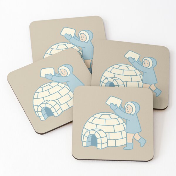 Item preview, Cozy Winter Igloo – Peaceful Snow Day Illustration designed and sold by BROHLine Studio.