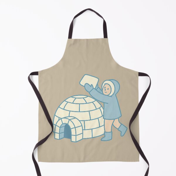Item preview, Cozy Winter Igloo – Peaceful Snow Day Illustration designed and sold by BROHLine Studio.