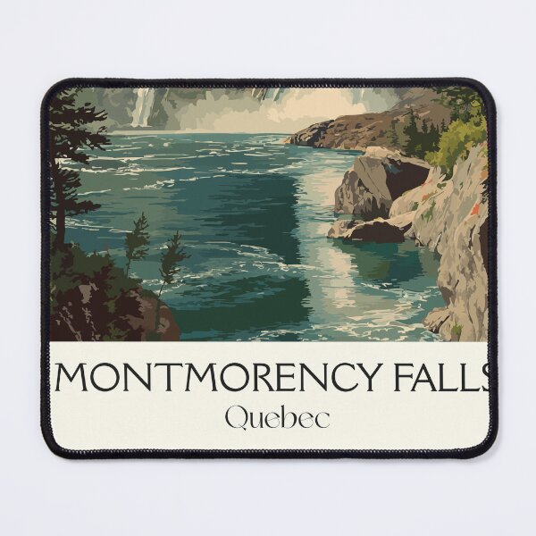 Item preview, Montmorency Falls Quebec | Majestic Waterfall Park Art designed and sold by TuncGK.