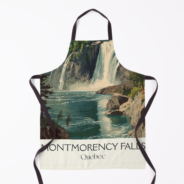 Item preview, Montmorency Falls Quebec | Majestic Waterfall Park Art designed and sold by TuncGK.