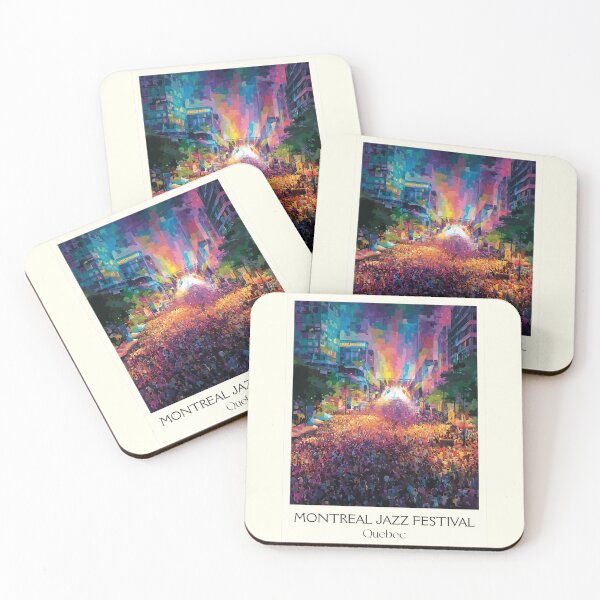 Item preview, Montreal Quebec | Summer Music Festival Nightlife Art designed and sold by TuncGK.
