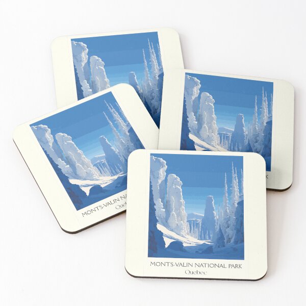Item preview, Monts-Valin National Park | Valley of Phantoms Winter Art designed and sold by TuncGK.