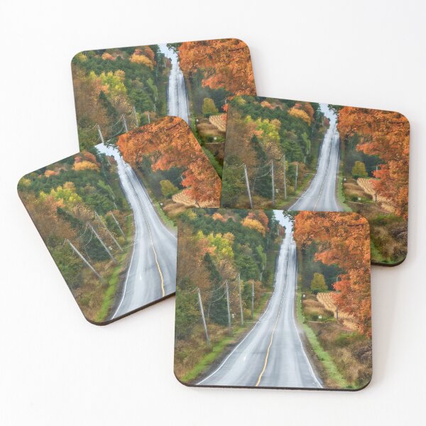 Item preview, Miles to go...empty road with autumn colors/Canada designed and sold by VeenaNair23.