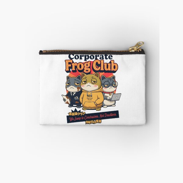 Item preview, Corporate Frog Club - Funny Work Humor '404 Brain Not Found design designed and sold by ZyricZyric.