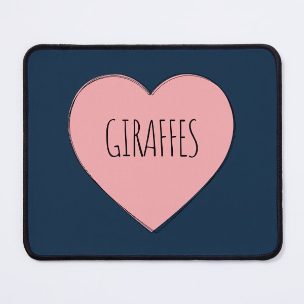 Item preview, I Love Giraffes Heart designed and sold by MaryAller.