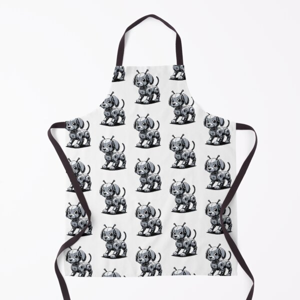 Item preview, Cute Robot Dog: Vector Illustration of a Mechanical Puppy designed and sold by RudArtAI.