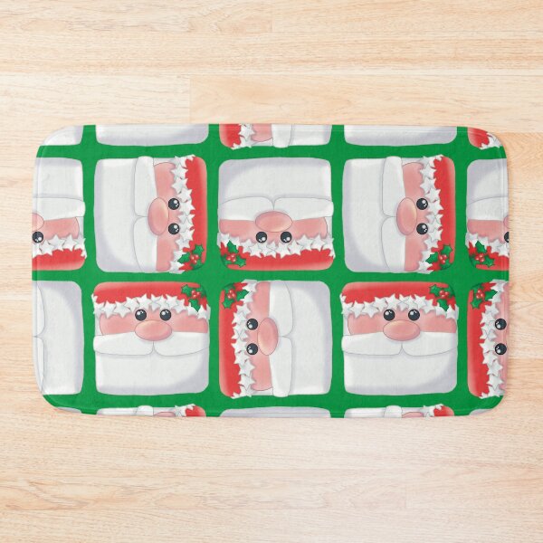 Item preview, Cute Colorful Santa Christmas Pattern 3 designed and sold by OhNoNotAgain42.