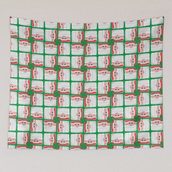 Item preview, Cute Colorful Santa Christmas Pattern 3 designed and sold by OhNoNotAgain42.