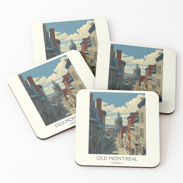 Item preview, Old Montreal Quebec | Historic Cobblestone Street Art designed and sold by TuncGK.