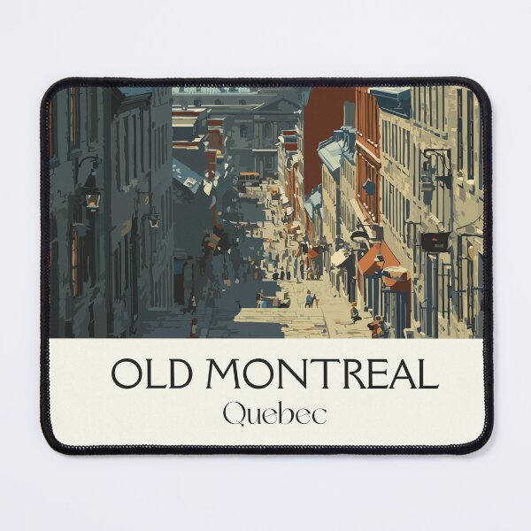 Item preview, Old Montreal Quebec | Historic Cobblestone Street Art designed and sold by TuncGK.