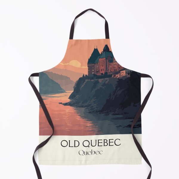 Item preview, Old Quebec City | Historic Grand Hotel at Sunset Art designed and sold by TuncGK.
