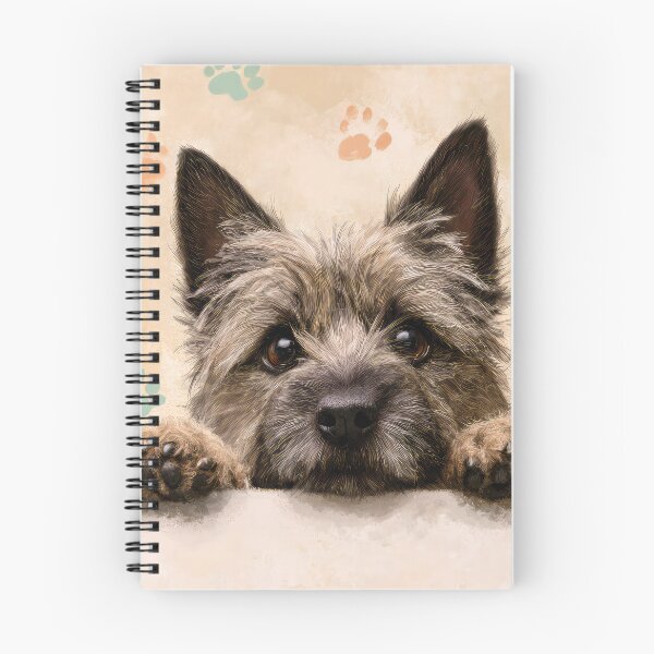 Item preview, Cairn Terrier Peeking over Wall 01 designed and sold by Elisabeth Lucas.