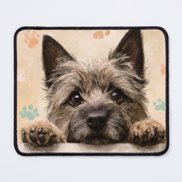 Item preview, Cairn Terrier Peeking over Wall 01 designed and sold by Elisabeth Lucas.