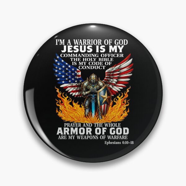Item preview, Warrior of God Armor of Faith Christian Soldier Ephesians 6 10 18 designed and sold by RobertKnow.