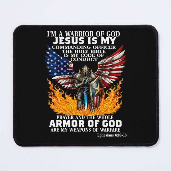 Item preview, Warrior of God Armor of Faith Christian Soldier Ephesians 6 10 18 designed and sold by RobertKnow.