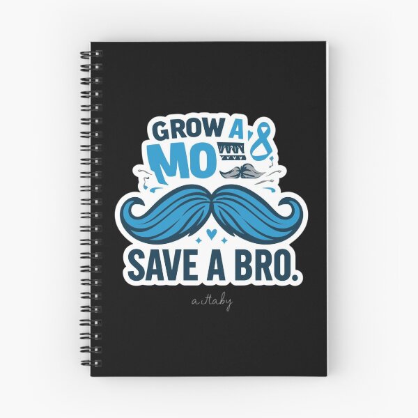 Item preview, Grow a Mo, Save a Bro – Movember Mustache Awareness designed and sold by ZACKLAB.