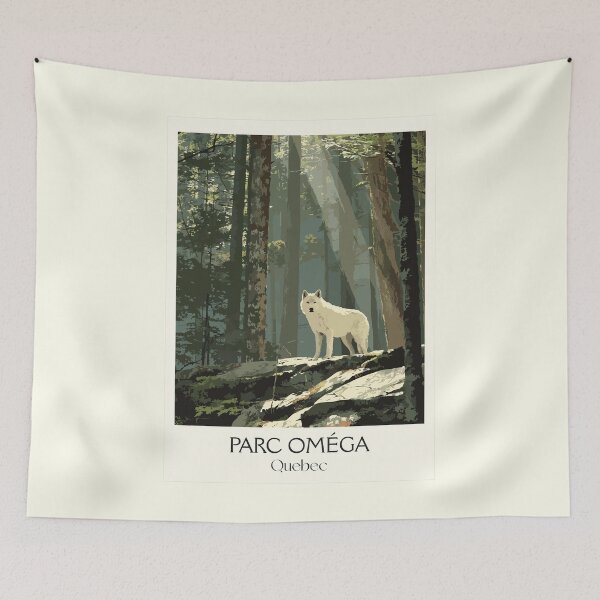 Item preview, Parc Oméga Quebec | Canadian Wildlife Park Wolf Art designed and sold by TuncGK.