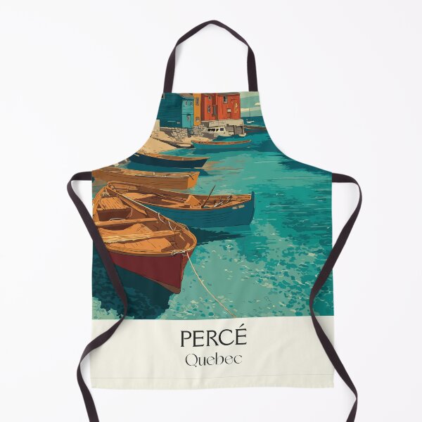 Item preview, Percé Quebec | Gaspé Peninsula Fishing Village Art designed and sold by TuncGK.