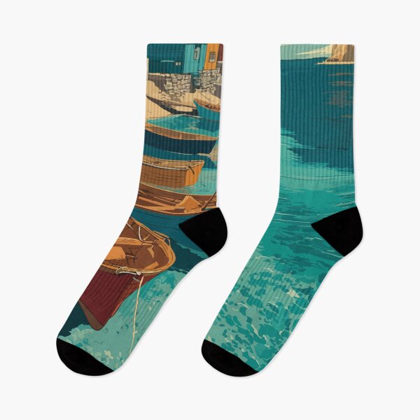 Item preview, Percé Quebec | Gaspé Peninsula Fishing Village Art designed and sold by TuncGK.