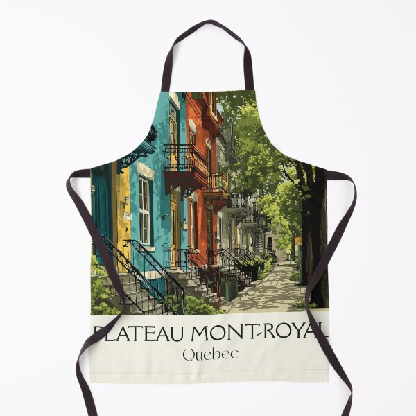 Item preview, Plateau Mont-Royal Montreal | Colourful Houses Art Print designed and sold by TuncGK.