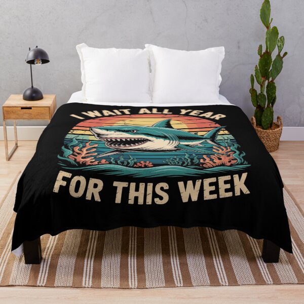 Item preview, I Wait All Year For This Week Shark Lovers designed and sold by JonGogue.